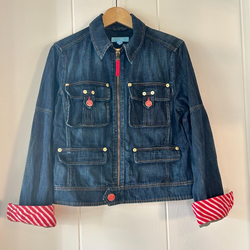 Escada Sport Women's Jean Jacket with red details size 40